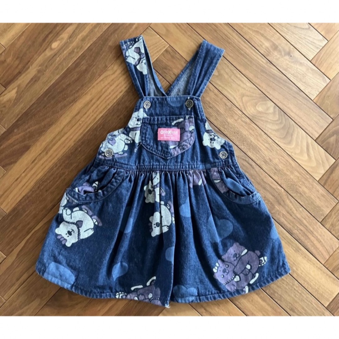 OshKosh(オシュコシュ)のoshkosh  カラフルハートプリント スウェット　3T キッズ/ベビー/マタニティのキッズ服女の子用(90cm~)(Tシャツ/カットソー)の商品写真