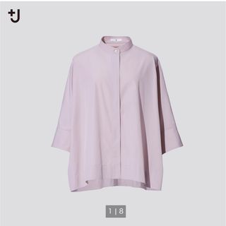 ユニクロ(UNIQLO)のユニクロ ＋j スーピマコットンドルマンスリーブシャツ(シャツ/ブラウス(長袖/七分))