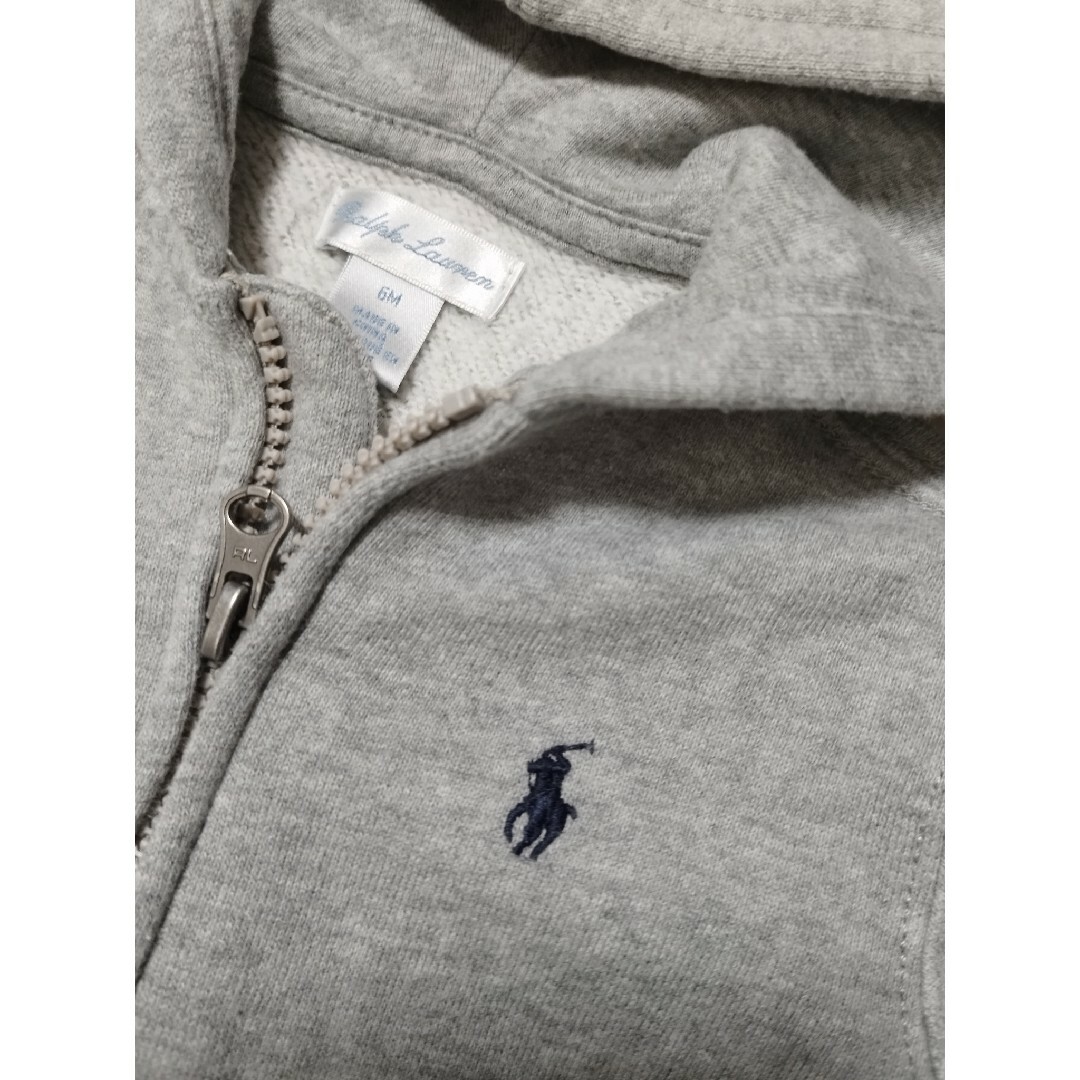 Ralph Lauren(ラルフローレン)の【美品】ラルフローレン　ベビーパーカー　6month キッズ/ベビー/マタニティのベビー服(~85cm)(トレーナー)の商品写真