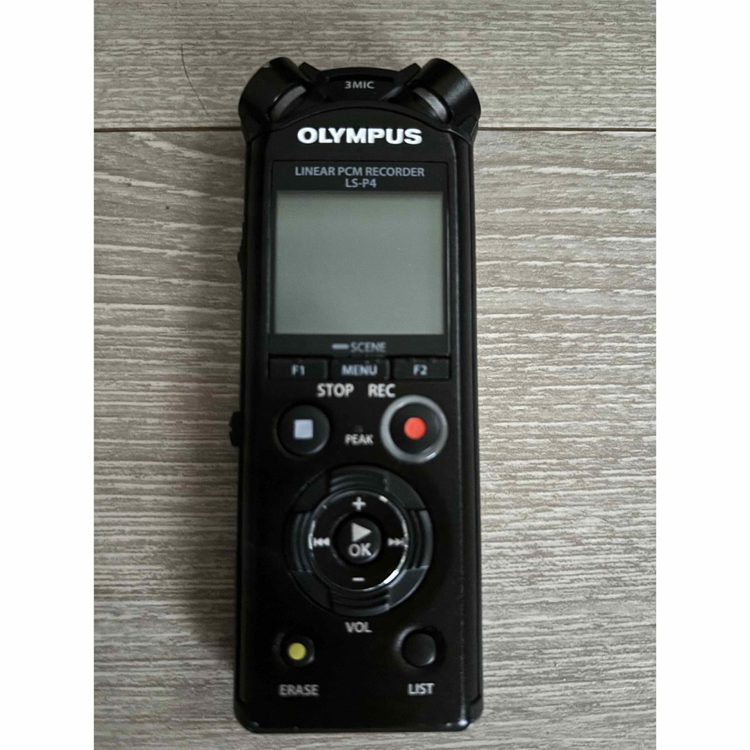 OLYMPUS(オリンパス)の【中古】オリンパス リニアPCMレコーダー LS-P4 ブラック スマホ/家電/カメラのオーディオ機器(その他)の商品写真