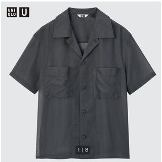 ユニクロ(UNIQLO)のユニクロU  シアーコットンシャツ(シャツ/ブラウス(半袖/袖なし))