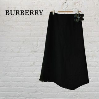 バーバリー(BURBERRY)のBURBERRY LONDON　バーバリーロンドン　ラップ風スカート　黒(その他)