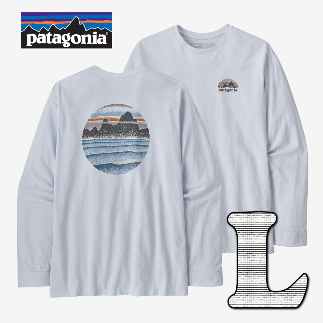 patagonia(パタゴニア)のパタゴニア　ロンT ロングT Tシャツ 白　L　新品未使用 メンズのトップス(Tシャツ/カットソー(七分/長袖))の商品写真