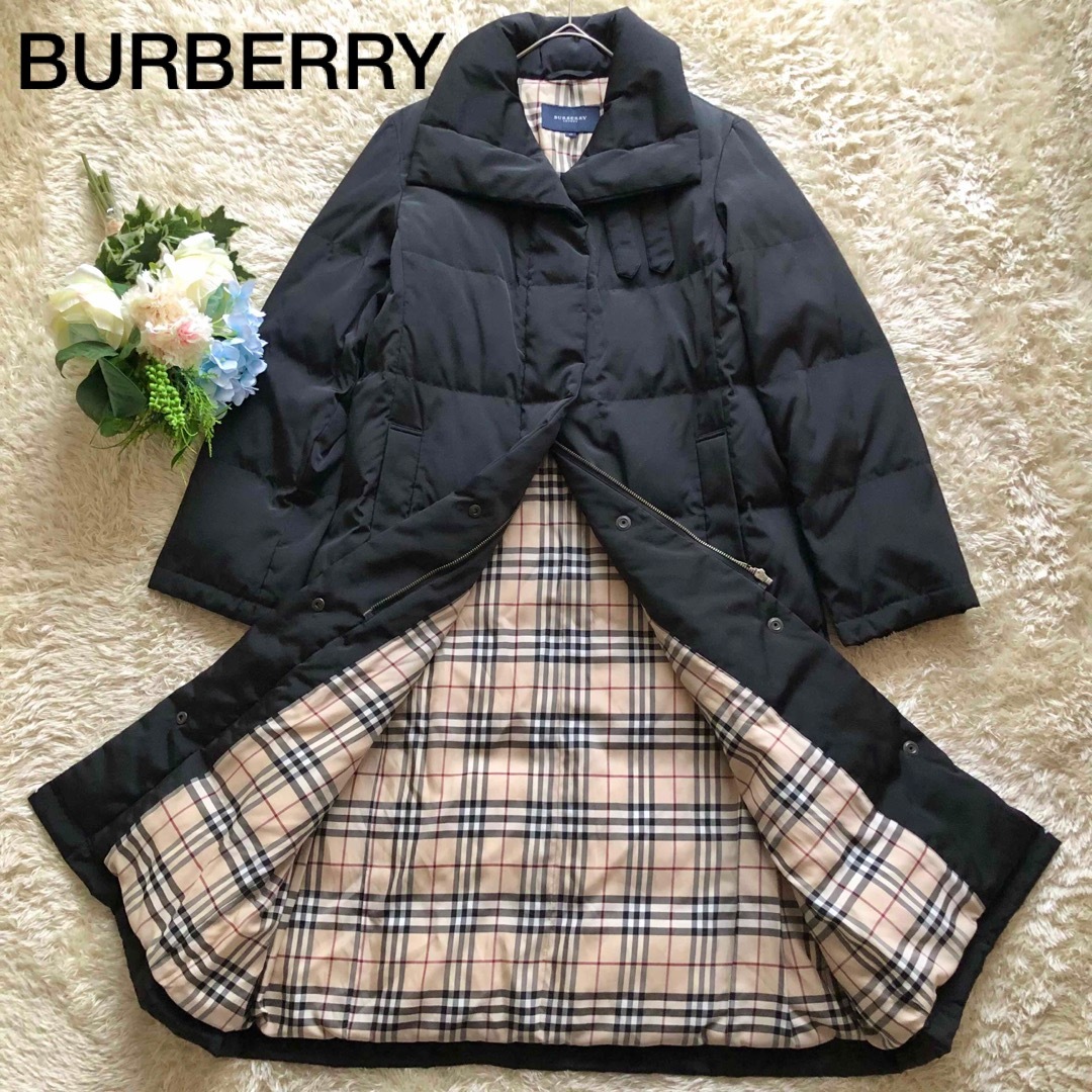 BURBERRY - BURBERRY LONDON 極美品✨超ロング ダウンコート ノバ