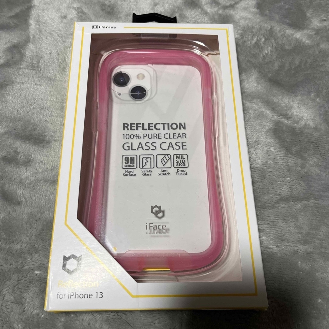 i face iPhone13 Hamee クリアピンク スマホ/家電/カメラのスマホアクセサリー(iPhoneケース)の商品写真