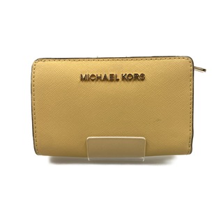 マイケルコース(Michael Kors)の〇〇MICHAEL KORS マイケルコース 二つ折り財布 イエロー(財布)