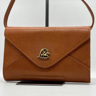 ラルフローレン(Ralph Lauren)の【美品】ラルフローレン レザー ショルダーバッグ  クロスボディ　馬車金具(ショルダーバッグ)