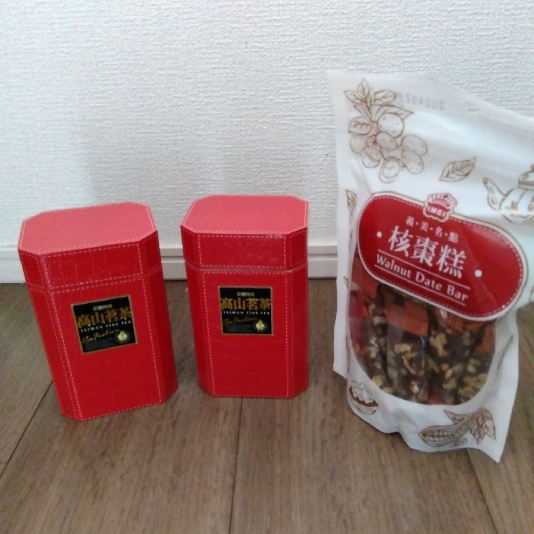 【未使用】台湾茗茶　お茶受けおまけ付き 食品/飲料/酒の飲料(茶)の商品写真