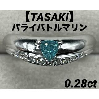 2/美品 田崎真珠 タサキ Pt900 ダイヤ計0.33ct リング 指輪