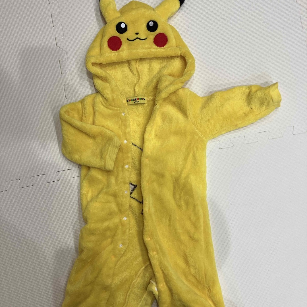 ポケモン(ポケモン)のポケモン　ピカチュウロンパース キッズ/ベビー/マタニティのベビー服(~85cm)(ロンパース)の商品写真