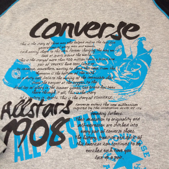 CONVERSE(コンバース)のコンバース 160cm 長袖Tシャツ キッズ/ベビー/マタニティのキッズ服女の子用(90cm~)(Tシャツ/カットソー)の商品写真