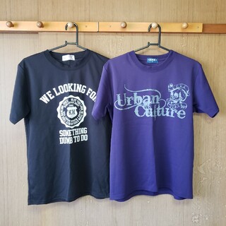 Tシャツ★2枚★黒、紫(Tシャツ/カットソー(半袖/袖なし))