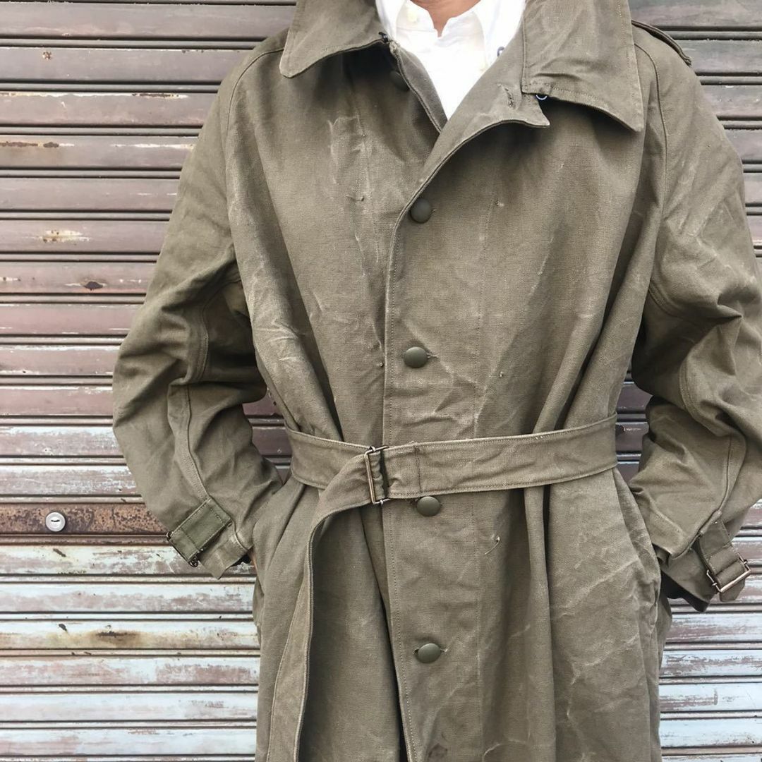 MILITARY(ミリタリー)のデッドストック 40s French Army フランス軍 実物 M35 モータ メンズのジャケット/アウター(モッズコート)の商品写真