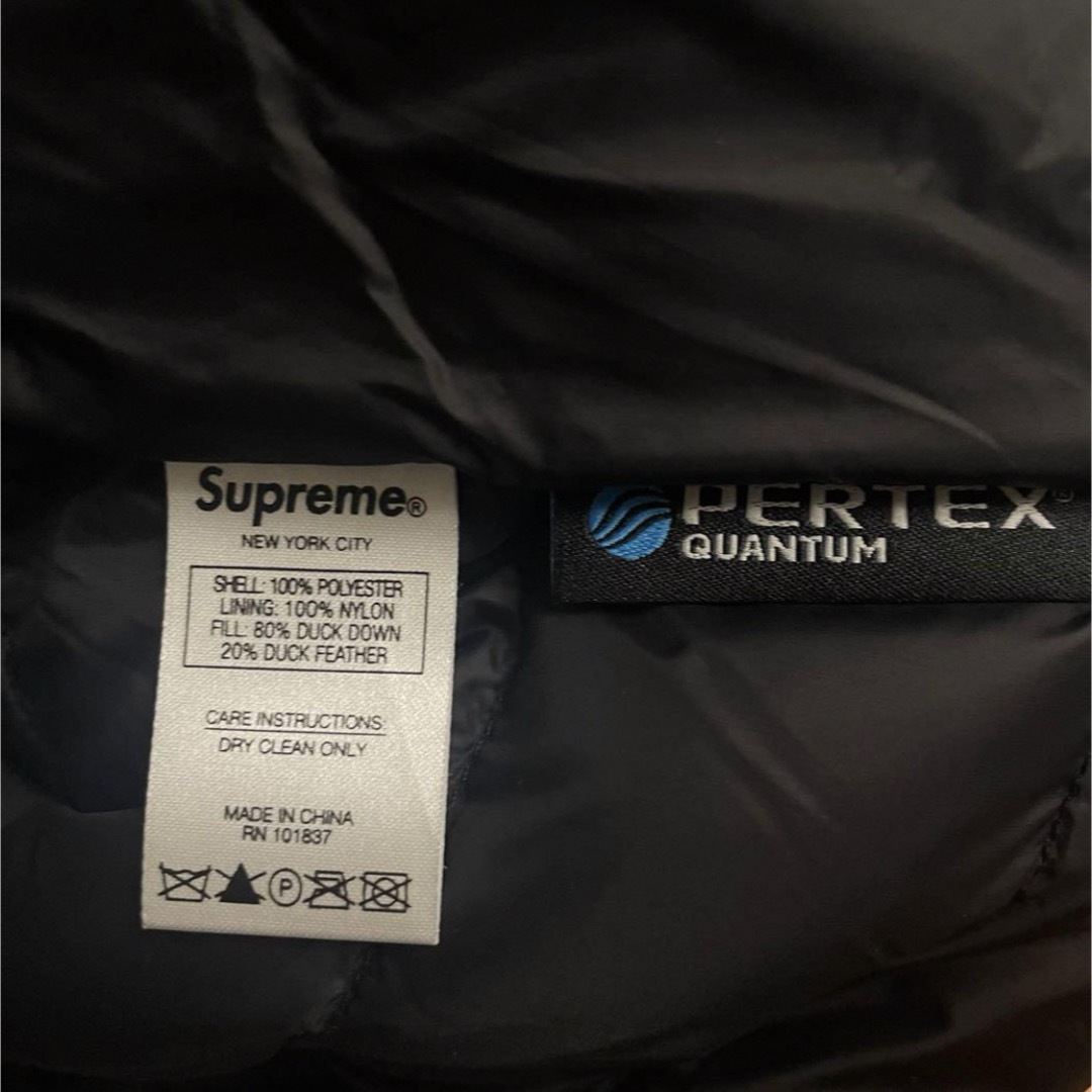 Supreme(シュプリーム)のSupreme Micro Down Half Zip Hooded XL 黒 メンズのジャケット/アウター(ダウンジャケット)の商品写真