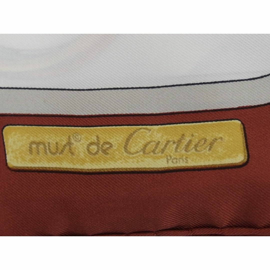 Cartier(カルティエ)の極美品★Cartier カルティエ マスト シルク スカーフ レディースのファッション小物(バンダナ/スカーフ)の商品写真