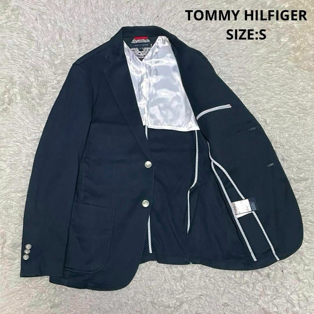TOMMY HILFIGER - TOMMY HILFIGER 銀ボタン 紺ブレ ジャケット ポップ