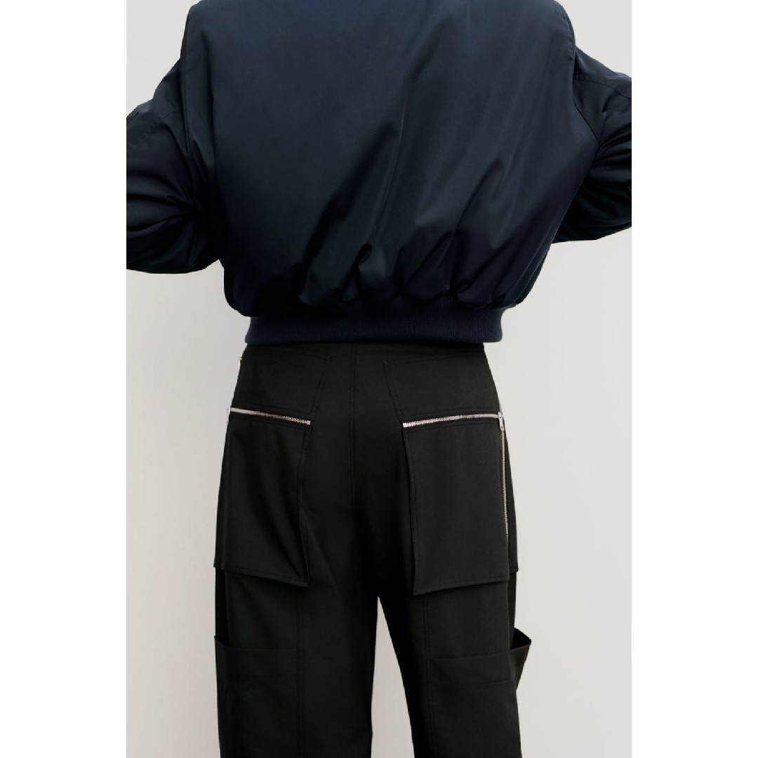 ZARA - ZARA ZW COLLECTION ショート ボンバージャケット L ZARA - ZARA ZW COLLECTION ショート ボンバージャケット L