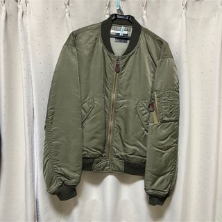 マウジー(moussy)の【MOUSSY】オーバーサイズド ボンバージャケット カーキ(ブルゾン)