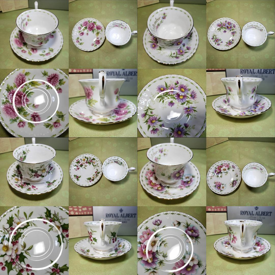 ROYAL ALBERT - ロイヤルアルバート フラワーオブザマンス12ヶ月 ROYAL ALBERT - ロイヤルアルバート フラワーオブザマンス12ヶ月