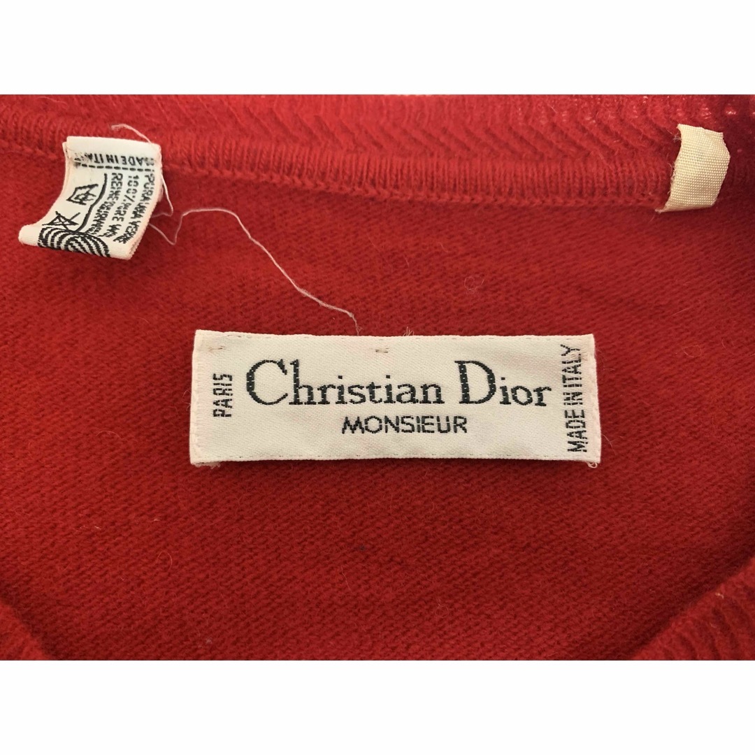 Christian Dior(クリスチャンディオール)のChristian Dior PARIS VINTAGE イタリア製 ニット L メンズのトップス(ニット/セーター)の商品写真