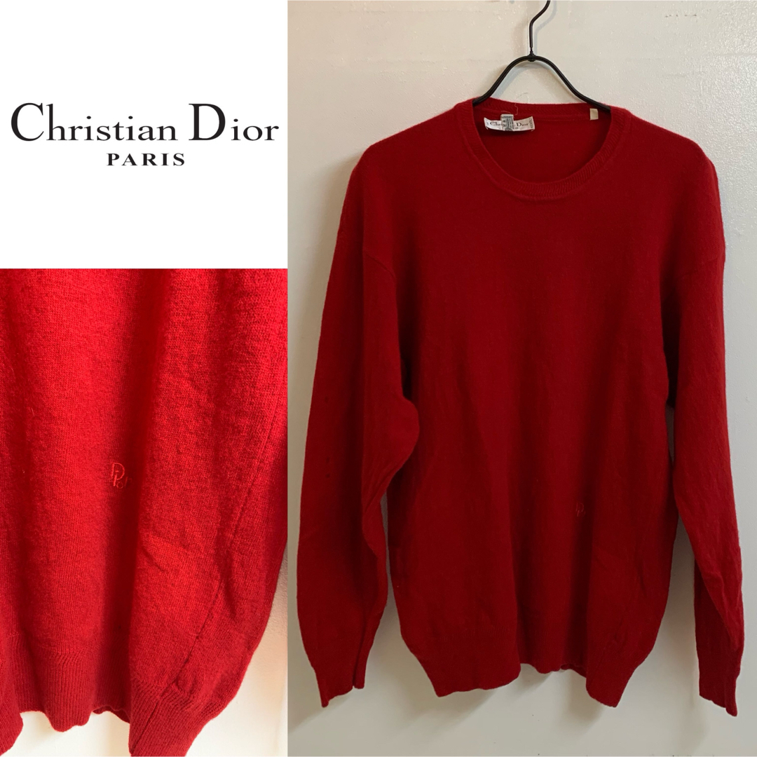 Christian Dior(クリスチャンディオール)のChristian Dior PARIS VINTAGE イタリア製 ニット L メンズのトップス(ニット/セーター)の商品写真