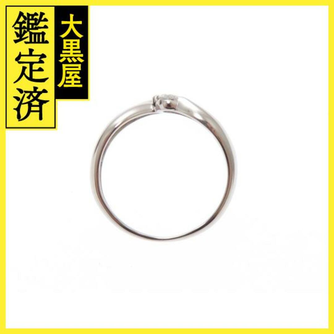 リング　プラチナ　Pt900　ダイヤモンド　0.10ct　7号【430】 レディースのアクセサリー(リング(指輪))の商品写真