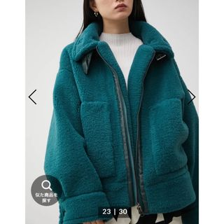 アズールバイマウジー(AZUL by moussy)のZIP UP BOA COAT(ブルゾン)