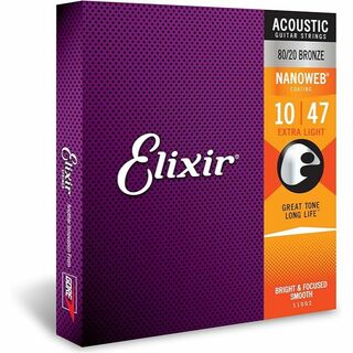 エリクシール(ELIXIR)のELIXIR Strings エリクサー弦 アコースティックギター弦 11002(弦)