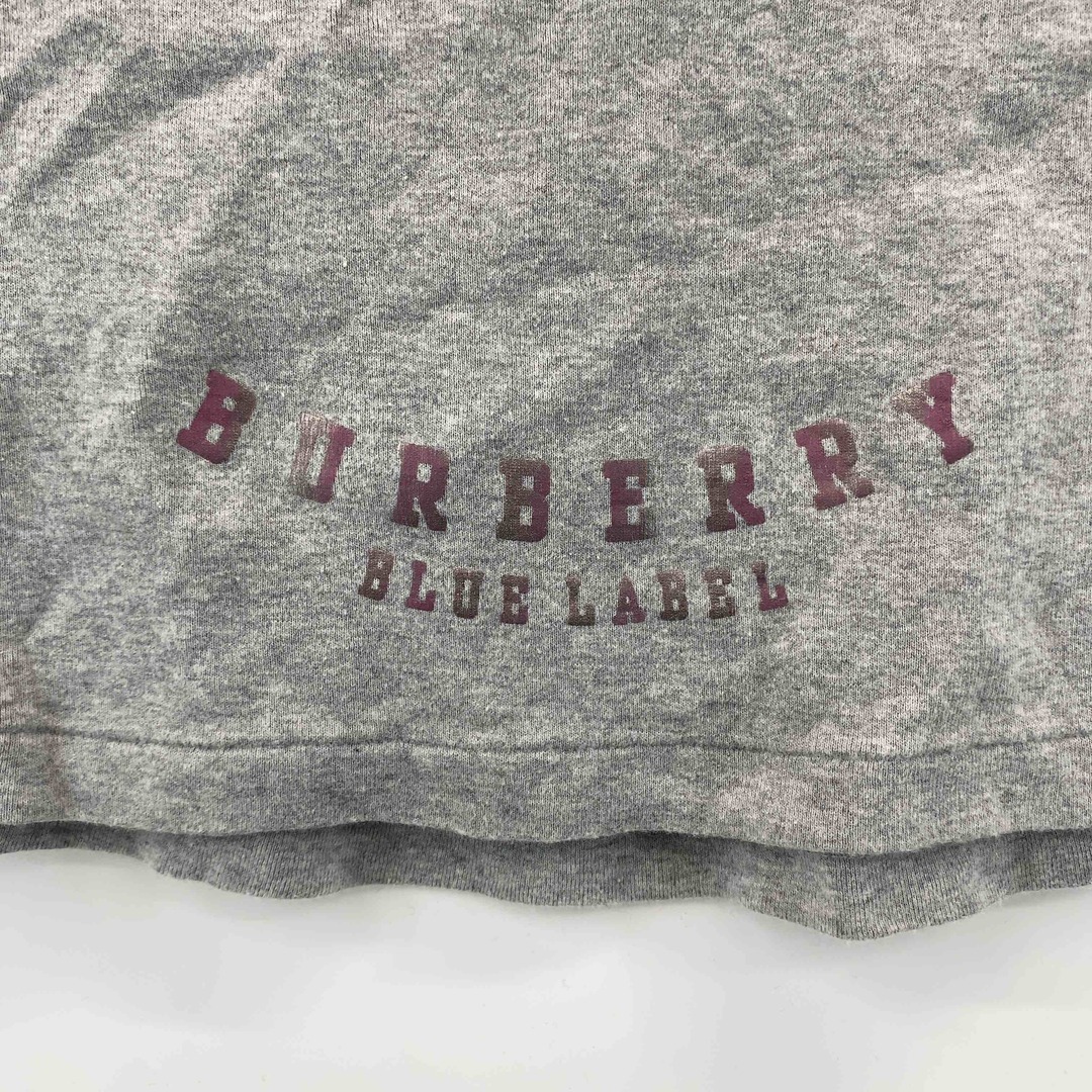 BURBERRY BLUE LABEL(バーバリーブルーレーベル)のBURBERRY レディース バーバリーブルーレーベル タンクトップ　グレー　ロゴプリント　装飾 レディースのトップス(タンクトップ)の商品写真