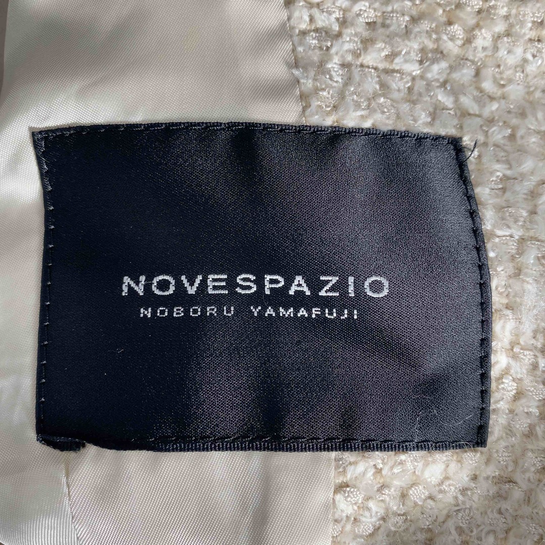 NOVESPAZIO(ノーベスパジオ)のNOVESPAZIO  レディース  テーラード　ベージュ　ジャケット レディースのジャケット/アウター(テーラードジャケット)の商品写真
