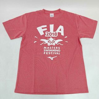 ミズノ(MIZUNO)の【未使用】ミズノ 競泳 FIA マスターズ 2018 スイミング フェスティバル ドライシャツ 吸収速乾 Tシャツ M ユニセックス MIZUNO 水泳(その他)