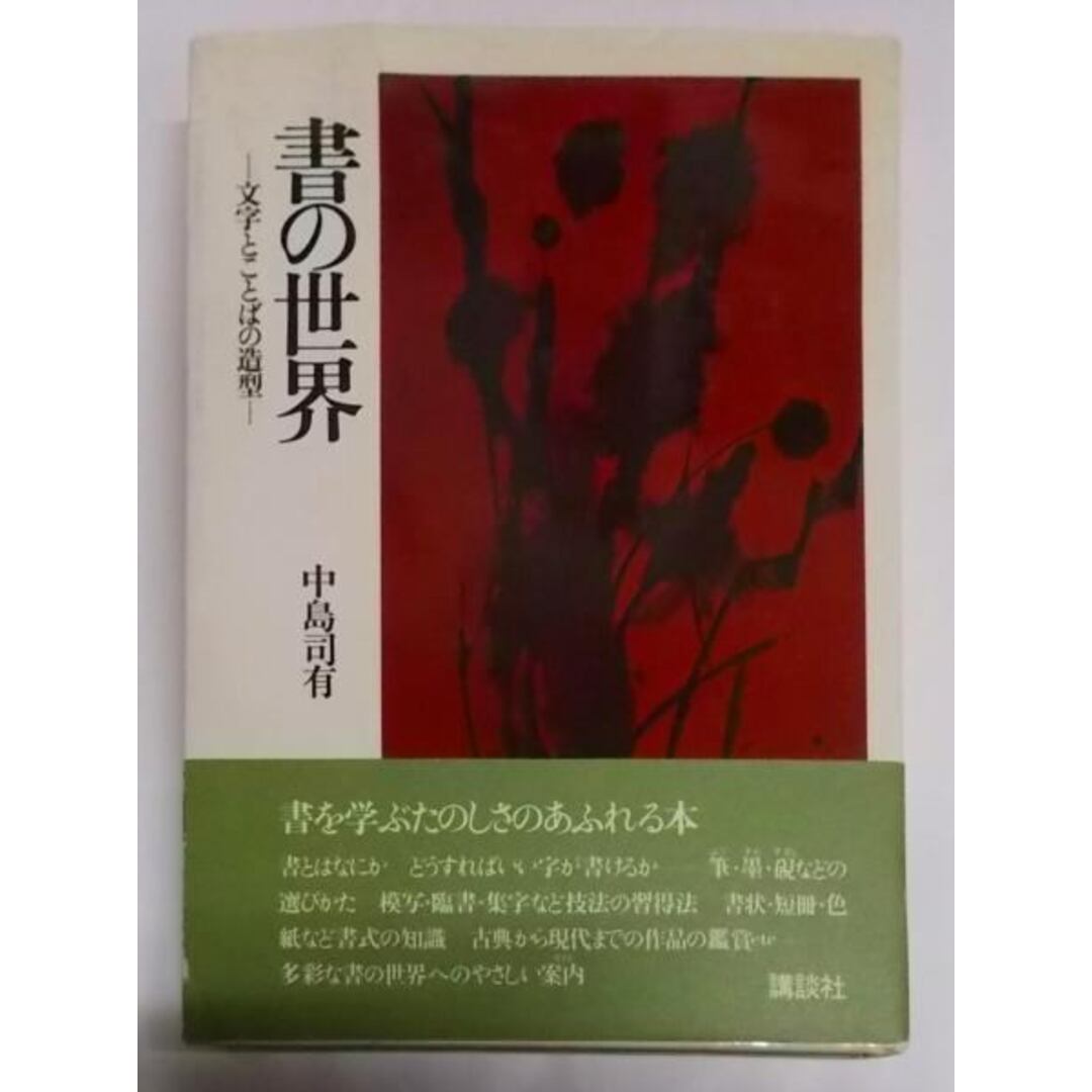 【中古】書の世界-文字とことばの造型/中島司有/講談社 エンタメ/ホビーの本(その他)の商品写真