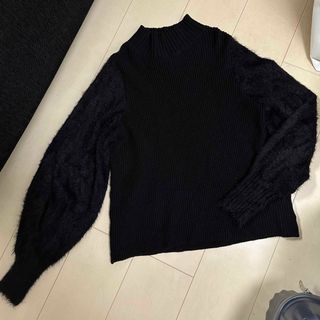 アズールバイマウジー(AZUL by moussy)の◆AZULbymoussy アズールバイマウジー　ブラック　セーター◆(ニット/セーター)