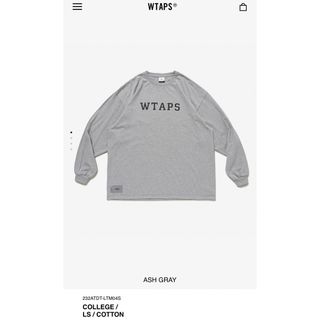 ダブルタップス(W)taps)のWTAPS COLLEGE / LS / COTTON　L  (Tシャツ/カットソー(七分/長袖))