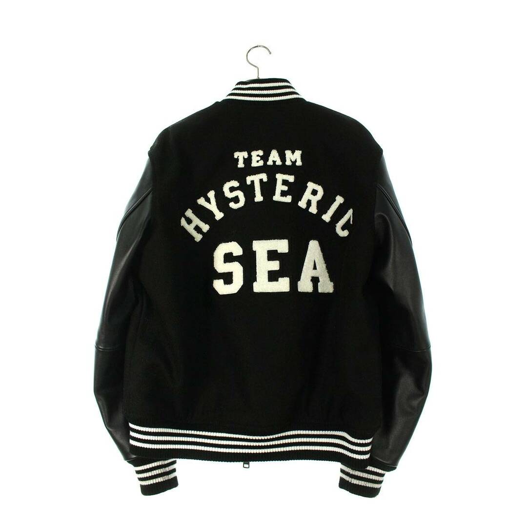 WIND AND SEA(ウィンダンシー)のウィンダンシー ×ヒステリックグラマー HYSTERIC GLAMOUR  21AW   TEAM STADIUM JUMPER WDS-HYS-3-01 バーシティジャンパー スタジャンブルゾン メンズ L メンズのジャケット/アウター(ブルゾン)の商品写真