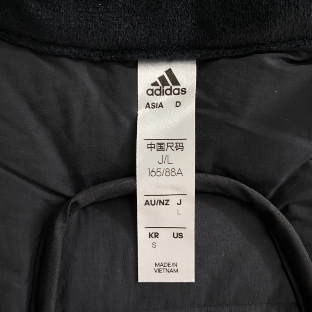 adidas(アディダス)のアディダス 未使用 ダウンベスト L ブラック adidas レディース 古着 【240211】 レディースのジャケット/アウター(ダウンベスト)の商品写真