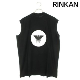 リックオウエンス(Rick Owens)のリックオウエンス  RR20S7100-RNEP10 TECUATL TARP TEE UFWプリントノースリーブ メンズ XS(Tシャツ/カットソー(半袖/袖なし))