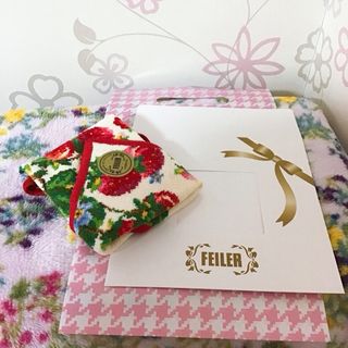 FEILER - FEILER × 31 コラボ ハンカチ ブルー縁取りの通販 by