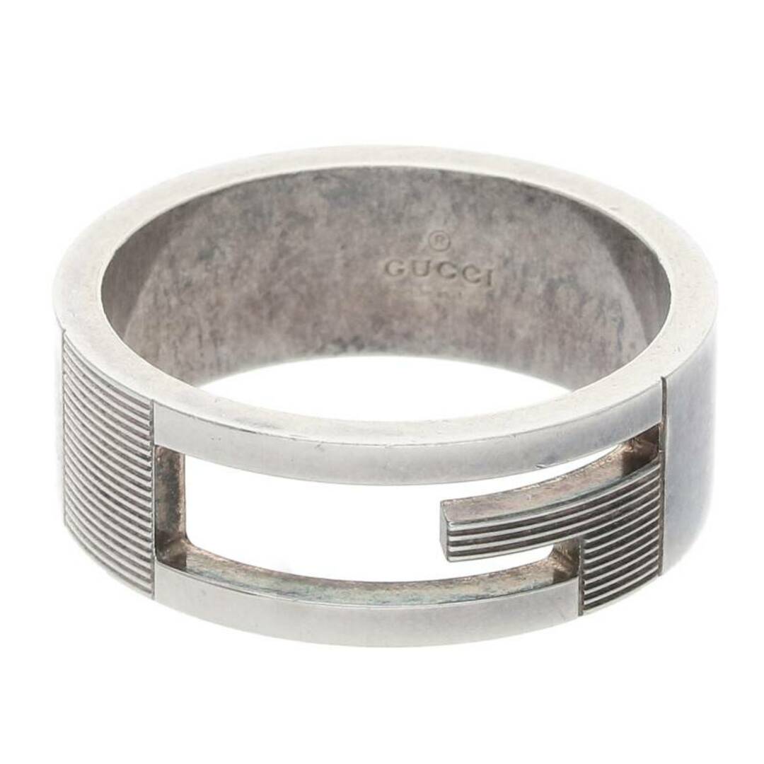 Gucci(グッチ)のグッチ  ブランテッド シルバーリング メンズ 21号 メンズのアクセサリー(リング(指輪))の商品写真