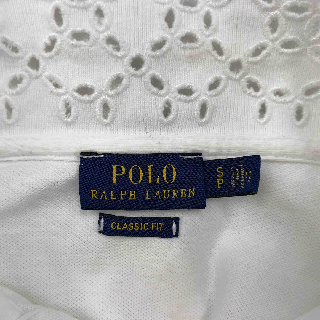 Ralph Lauren(ラルフローレン)のRalph Lauren レディース ラルフローレン 襟あり レース ポロシャツ レディースのトップス(ポロシャツ)の商品写真