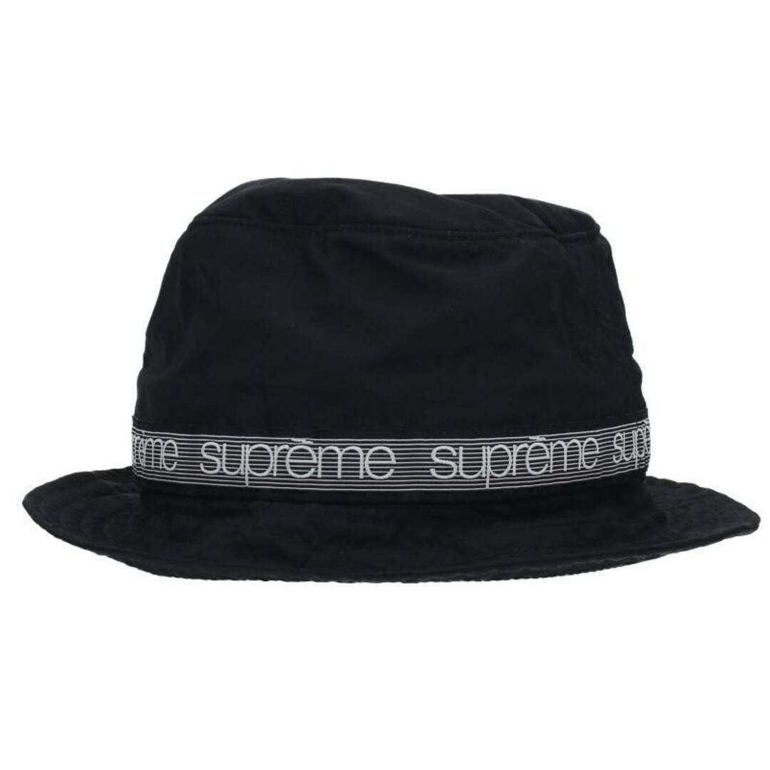 Supreme(シュプリーム)のシュプリーム  18AW  Tonal Taping Crusher クラシックロゴテーピングバケットハット メンズ S/M メンズの帽子(ハット)の商品写真
