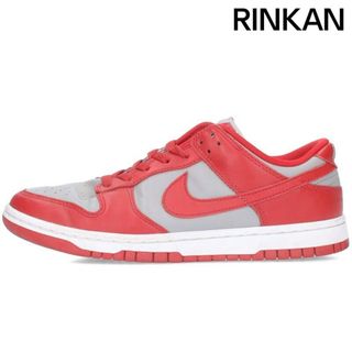 ナイキ(NIKE)のナイキ  DUNK LOW RETRO DD1391-002 ダンクローミディアムグレー/バーシティーレッドスニーカー メンズ 26.5cm(スニーカー)