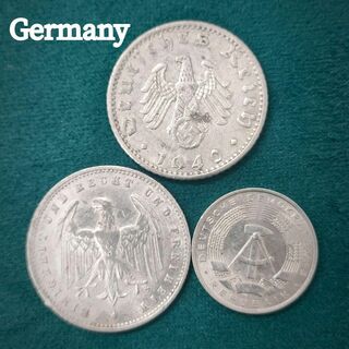 匿名配送 ドイツ 第三帝国 50ライヒスマルク ワイマール 東ドイツ コイン(貨幣)