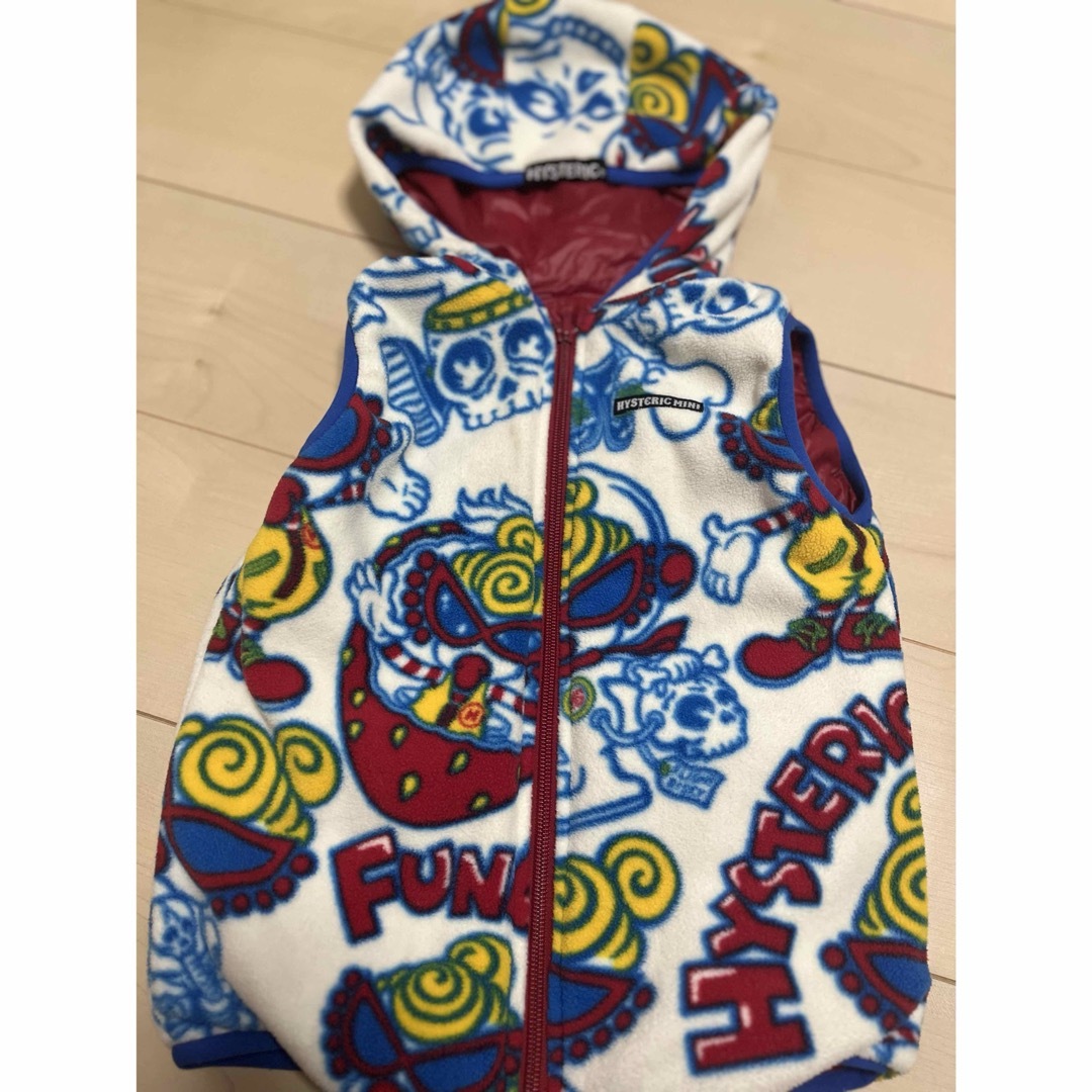 HYSTERIC MINI(ヒステリックミニ)のヒスミニ　ベスト キッズ/ベビー/マタニティのキッズ服男の子用(90cm~)(ジャケット/上着)の商品写真