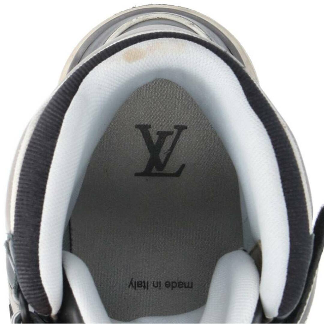 LOUIS VUITTON(ルイヴィトン)のルイヴィトン  LVトレーナー レザーハイカットスニーカー メンズ 9.5 メンズの靴/シューズ(スニーカー)の商品写真