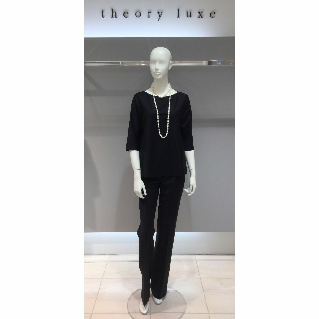 Theory luxe - セオリー リュクス 六分袖ブラウスプルオーバー 42