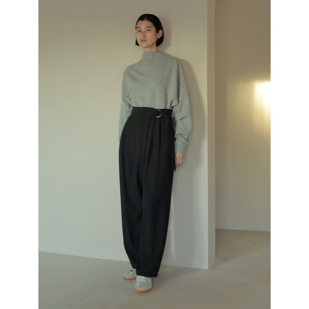 CLANE(クラネ)の CLANE MANOF WRAP BELT PANTS  ラップベルトパンツ レディースのパンツ(カジュアルパンツ)の商品写真