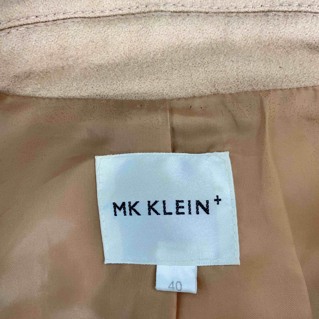 MICHEL KLEIN(ミッシェルクラン)のMICHEL KLEIN レディース ミッシェルクラン テーラードジャケット　ベージュ　毛混 レディースのジャケット/アウター(テーラードジャケット)の商品写真