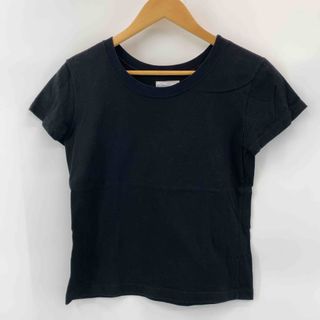 アニエスベー(agnes b.)のAgnes.b レディース アニエスべー Tシャツ　カットソー　半袖　黒　無地(Tシャツ(半袖/袖なし))