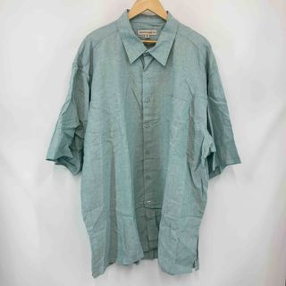 PRONTO UOMO プロントウォモ メンズ  半袖　シャツ　リネン　ビッグサイズ　4XL(シャツ)